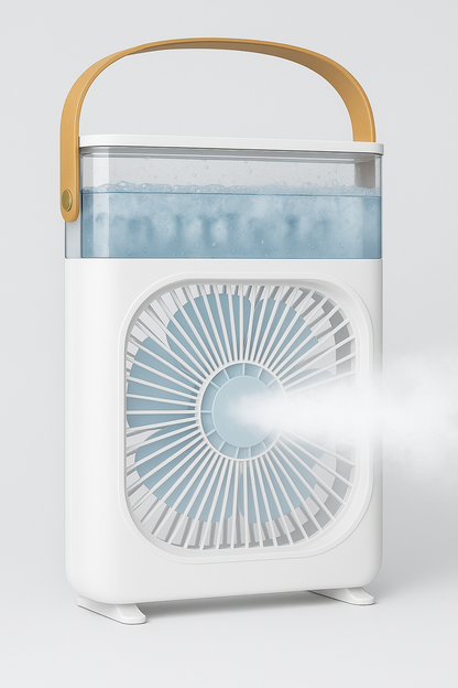 FrostoFan – Cool Breeze with Built-In Water Spray